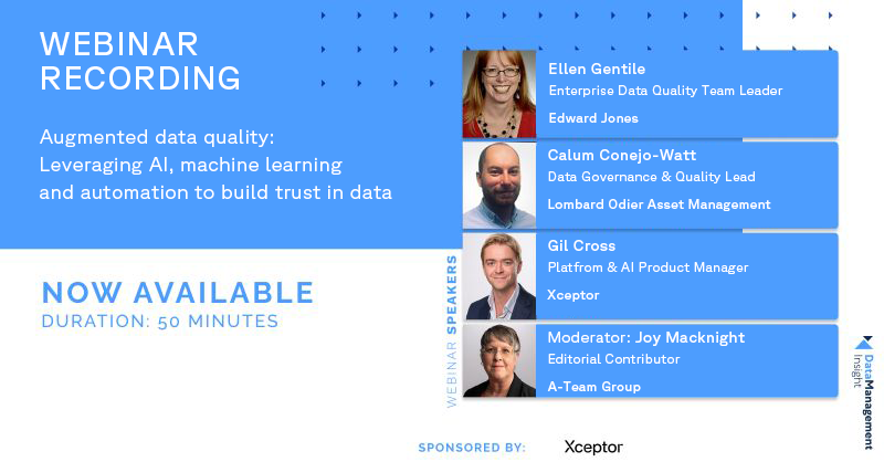 Augmented data quality webinar