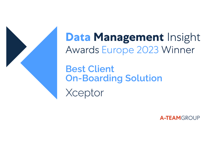 Winner of the Best Client On-Boarding Solution - Data Management Insight Awards Europe 2023